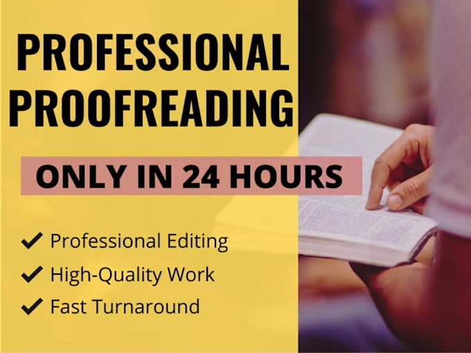 professionally proofread and edit 1500 words