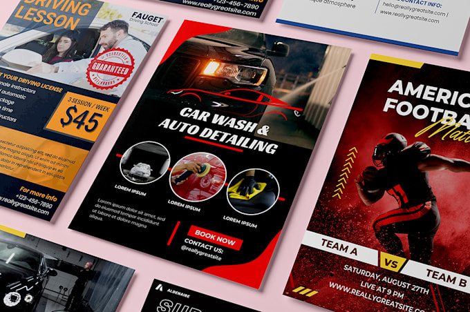 Flyer Include Design professional business flyers, event flyers, posters and ...