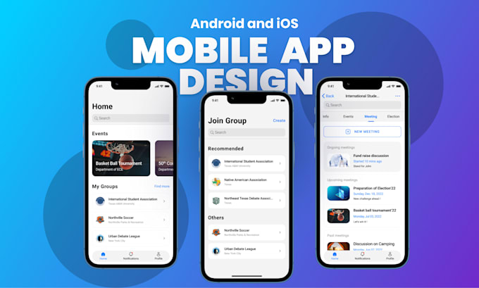 Do user friendly ux ui for mobile app design by Liandredesign | Fiverr