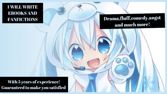 write fanfictions and ebooks