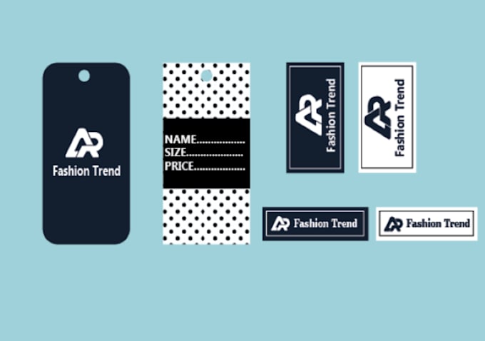 design clothing tags, shirt tags, hang tags, neck tags and label