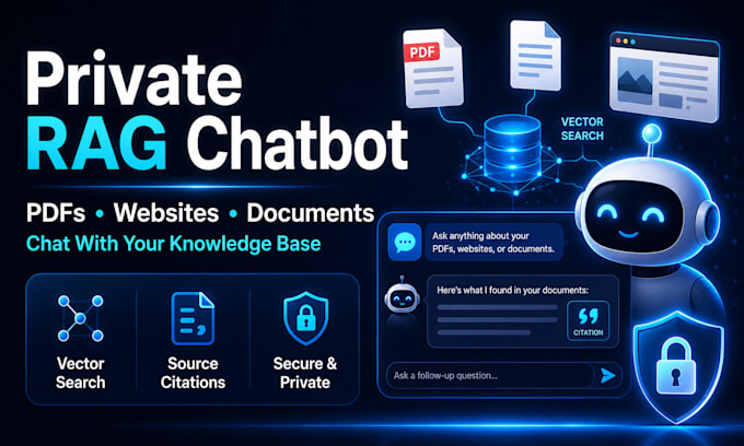 build a private rag chatbot for pdfs websites and documents