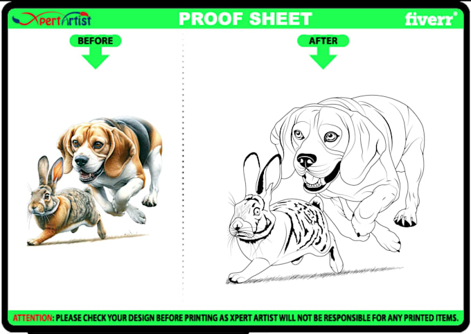 draw black and white, line art vector of your picture