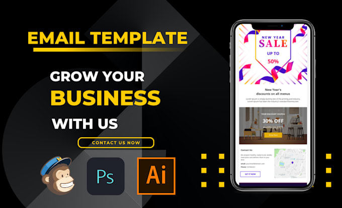 Do constant contact email template by Siamkhan389 Fiverr