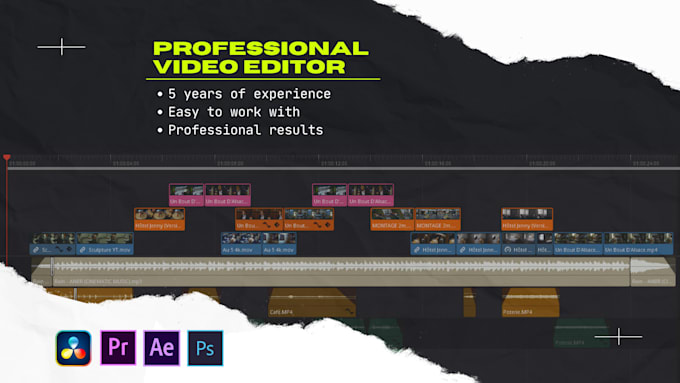 je fais du montage vidéo professionnel