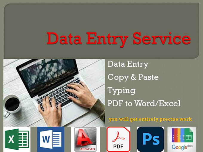 Do any kind of typing and data entry job by Shihabfaza | Fiverr