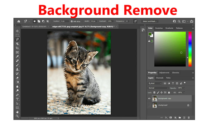 picture background remove and changed quickly