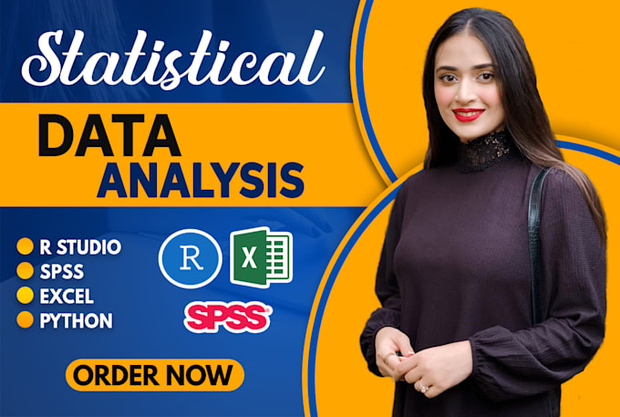 Do stasticial data analysis using r studio, spss, excel, python by ...