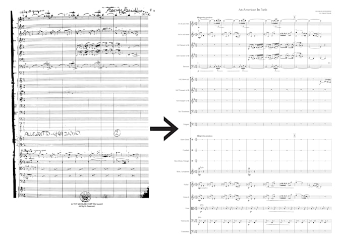 copy your sheet music into pdf