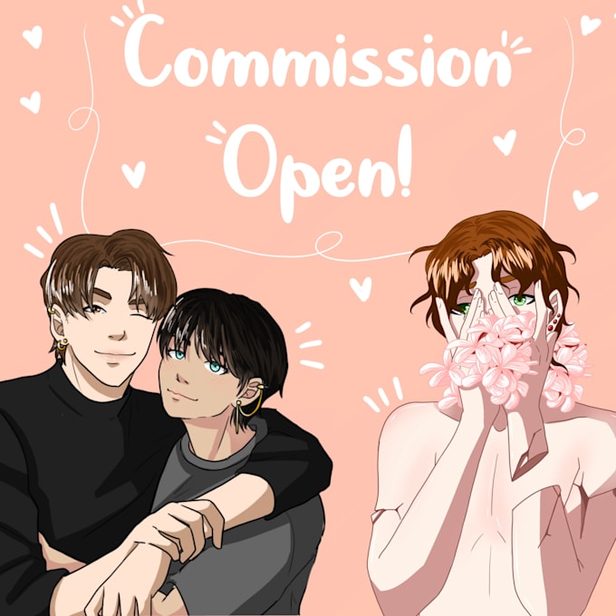 commissioni anime, manga, marvel, kpop, and much more