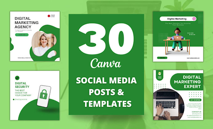 create editable canva templates for instagram or facebook post