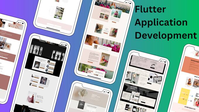 do  flutter application development