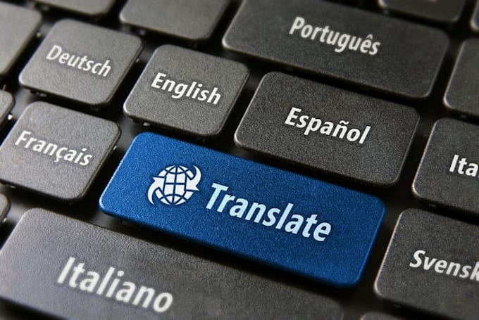 write your English words in Italian