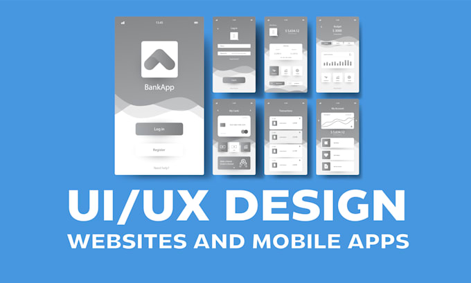 Do web ui ux design and mobile ui ux design by Graphyzia | Fiverr