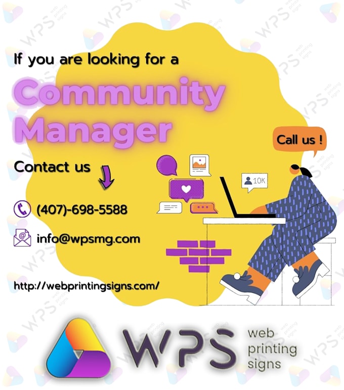 Be your community manager by Webprintingsign | Fiverr