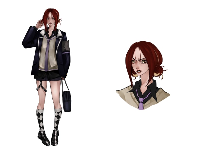 Draw your character sheets by Charliemuchu Fiverr