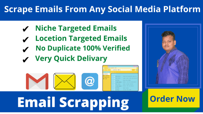 collect b2b verified email lists from any country