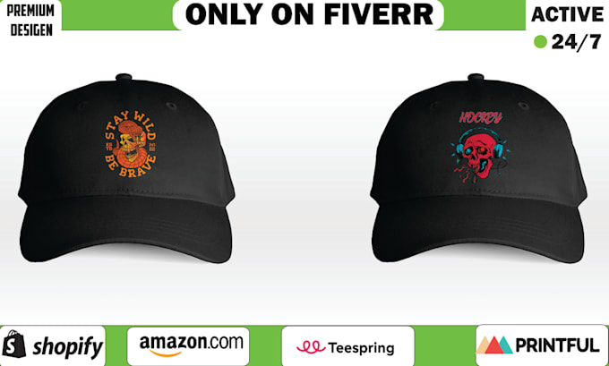 Design an amazing custom cap and hat with your details by ...