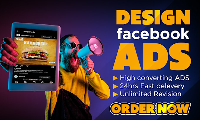 design instagram ads, facebook posts and banner ads