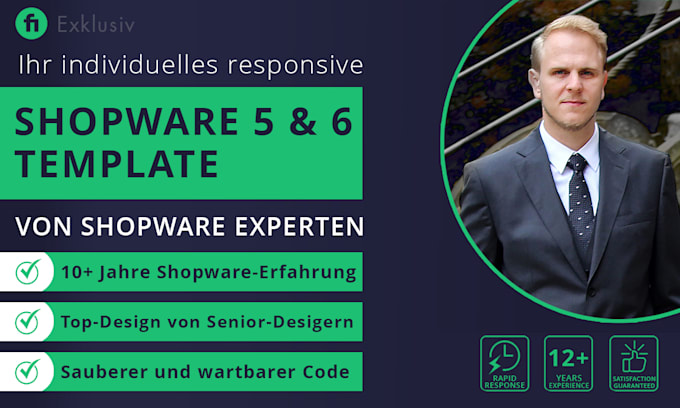 develop a custom responsive shopware theme