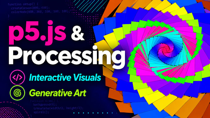develop custom p5js and processing creative coding projects