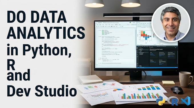 do data analytics in python, r and dev studio
