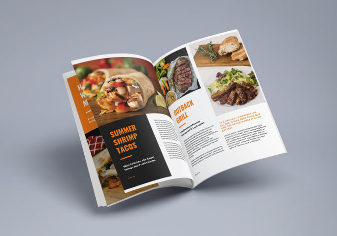 design magazine, catalog, company profile