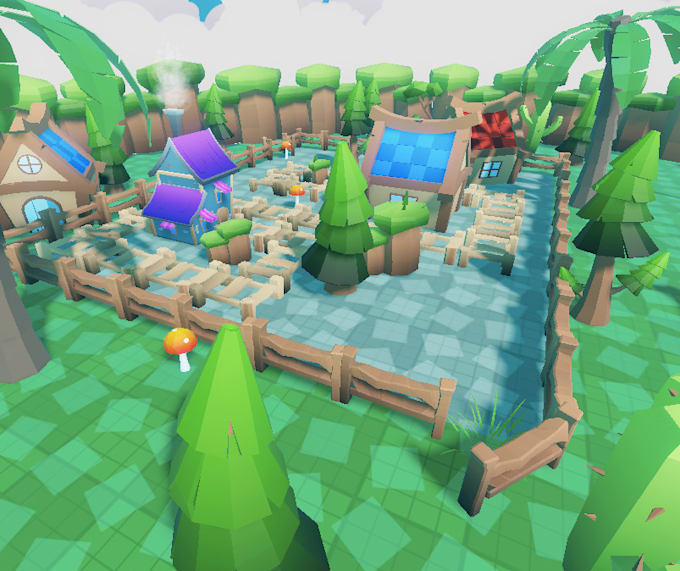 sell this low poly stylized map
