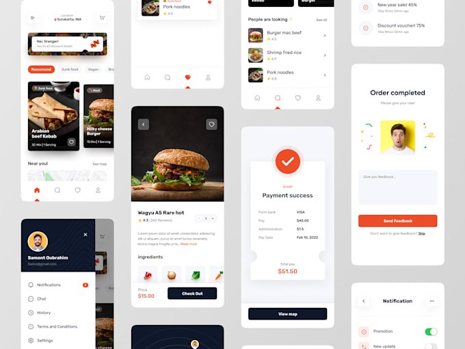 Create food delivery app by Jscsskl | Fiverr
