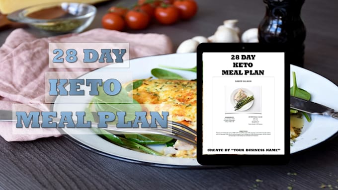 Give you a 28 day keto meal plan by Tufre56 | Fiverr