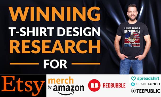 research winning trendy t shirt design