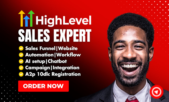 build your gohighlevel funnel, CRM automation, and ghl website