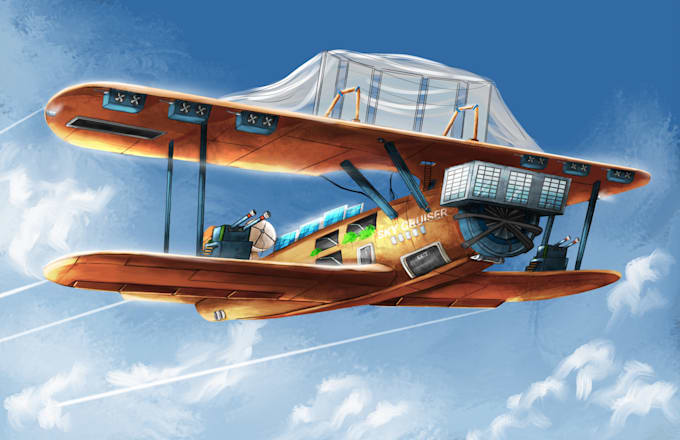 draw concept art of vehicle, environment or anything