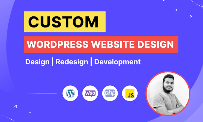 do custom wordpress website design or business website development