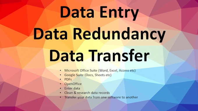 Enter, clean and transfer your data across various software by Nsjukes ...