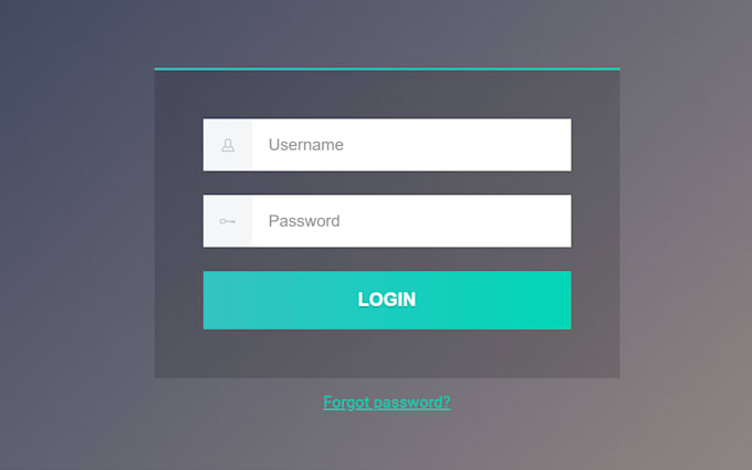 Professional login page button with html and css by Shahadhcs | Fiverr