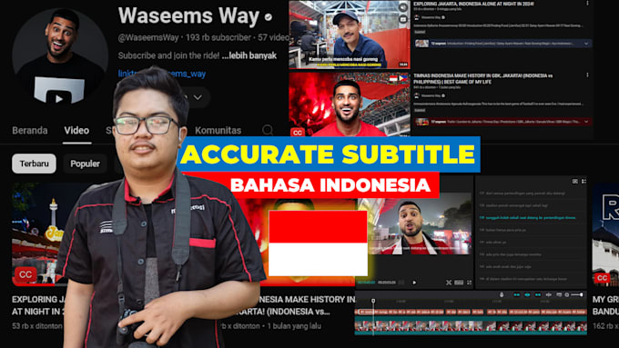 create accurate subtitle in all languages into english