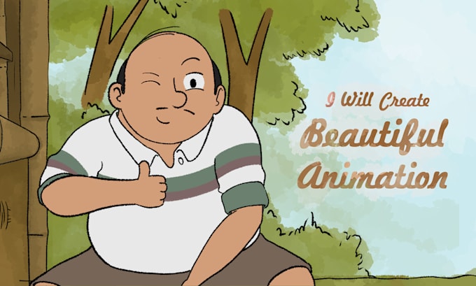 create beautifull 2d animation