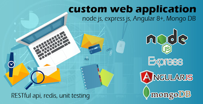 Design web application in node js, express js, angular and mongodb by ...
