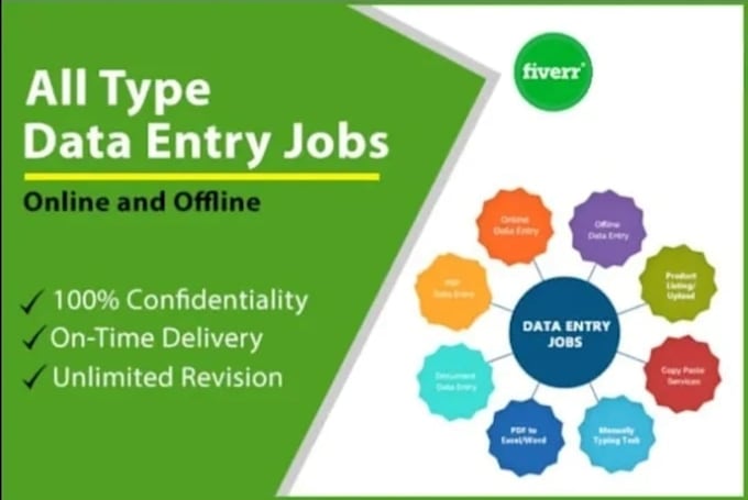Data entry and graphic design for you by Kaziovee | Fiverr
