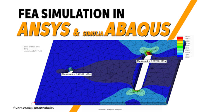 Perform engineering design fea simulations in ansys or abaqus by ...