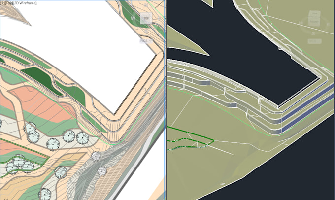 create civil 3d grading, road profile, corridor and earthwork quantities