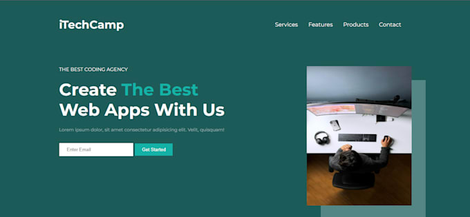 Create a responsive website using html, css and bootstrap by Ivanog3 ...