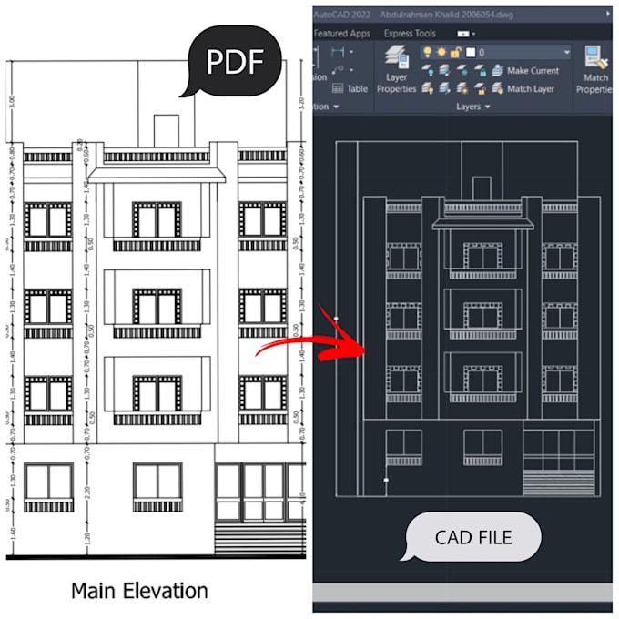 Covert Draw Covert drawings such as plan elevation section sketch up v ray