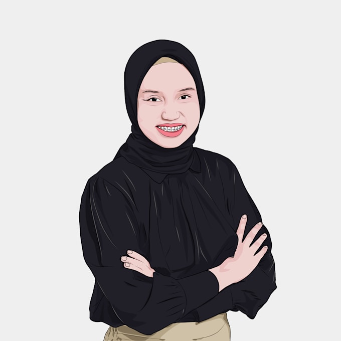draw portrait illustration for you