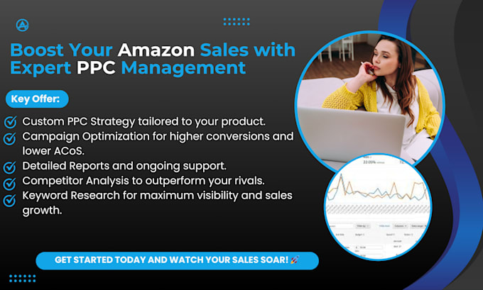 manage and optimize your amazon PPC campaigns to reduce acos and increase sales