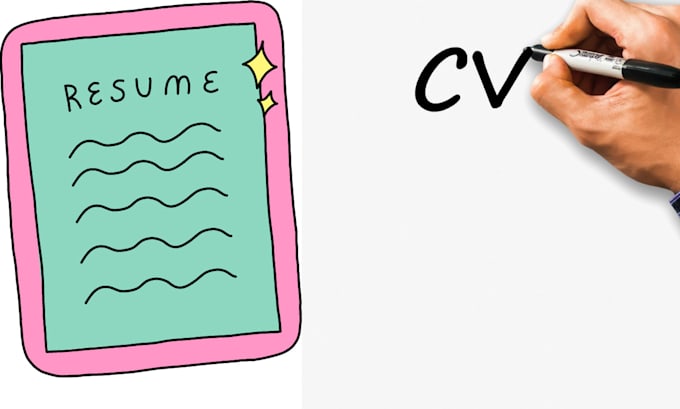 create a professional and modern cv or resume for you
