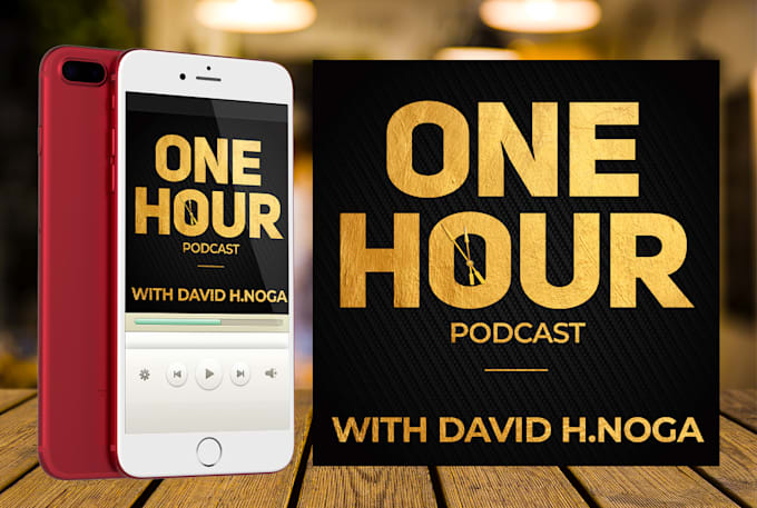 design eye catching podcast cover art for spotify, apple and youtube