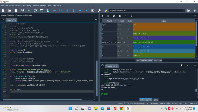 Do python programming projects and design your algorithms by Sadhin800 ...