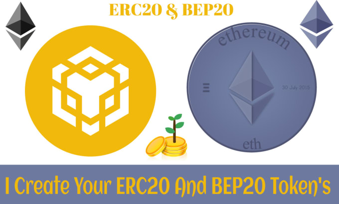 Create erc20 token , bep20 token ,polygon token and token smart ...
